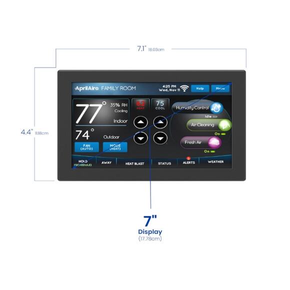 AprilAire 8920W Wi-Fi Programmable Touchscreen Thermostat with IAQ Control - Picture 3 of 5